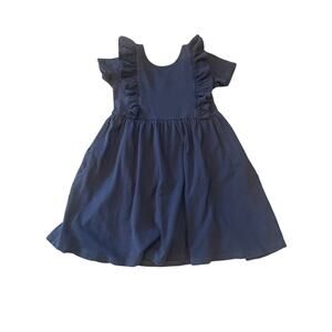 Alice + Ames 8 Navy Twirl Dress